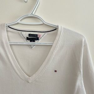 COPY - Tommy Hilfiger Vintage White Knit Crewneck Sweater